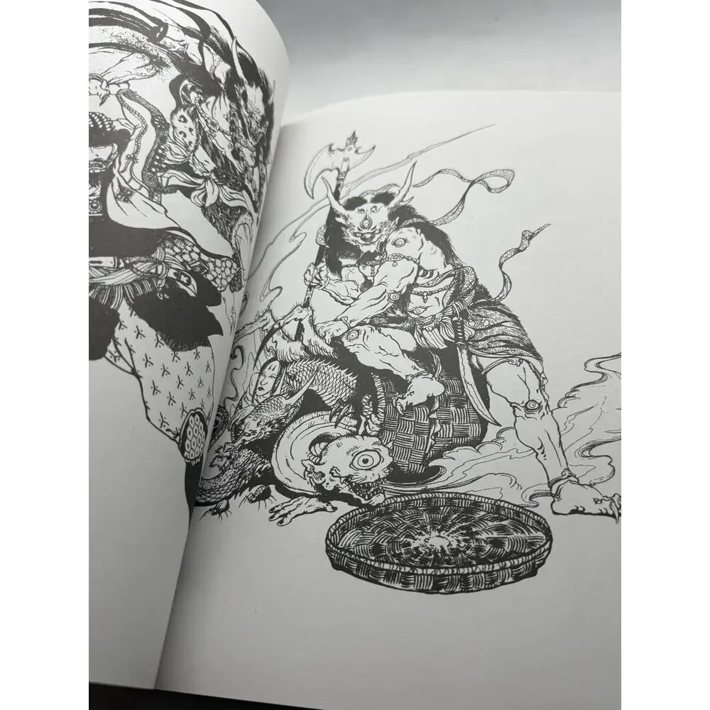 Tattoo Master Family 15 Chinese Tattoo Flash Book, Qilin Nine-Tailed Fox